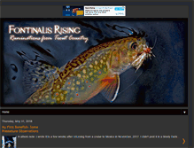 Tablet Screenshot of fontinalisrising.com